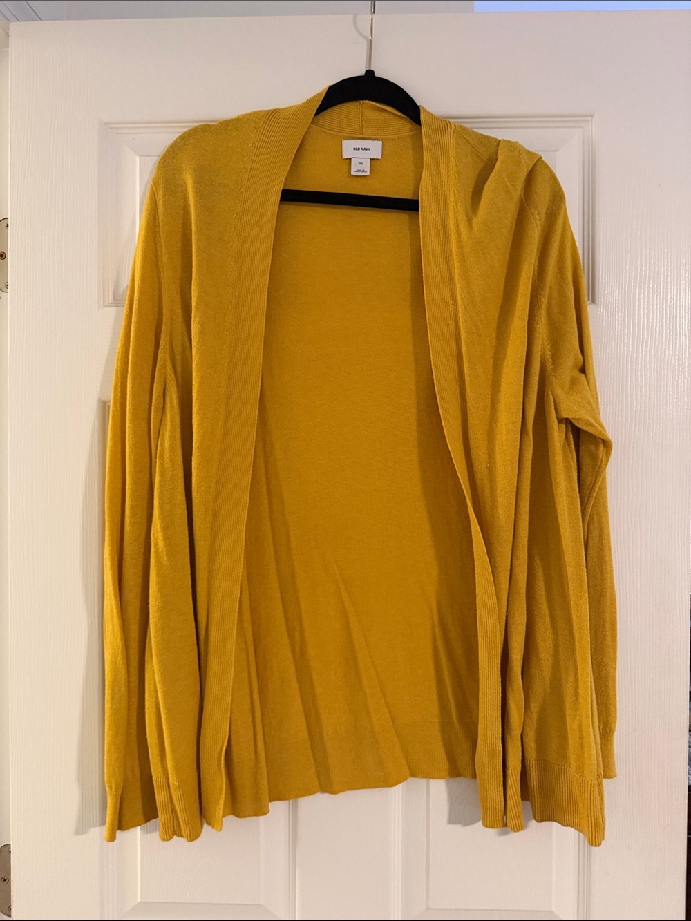 Old Navy Mustard Open-Front Cardigan